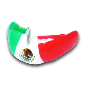 Mexican Flag Mouthguard by Mouthpiece Guy